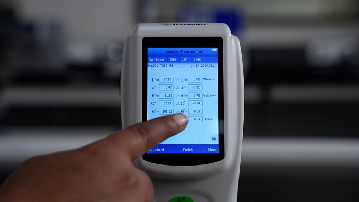 using Portable Spectrophotometer	