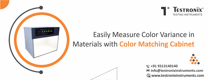 Easily Measure Color Variance in Materials with Color Matching Cabinet