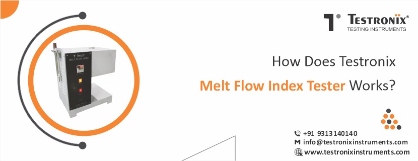 How does Testronix melt flow index tester works?