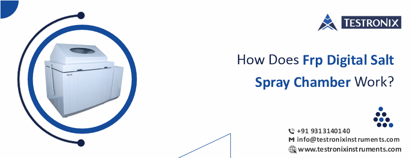 How does FRP digital salt spray chamber work?
