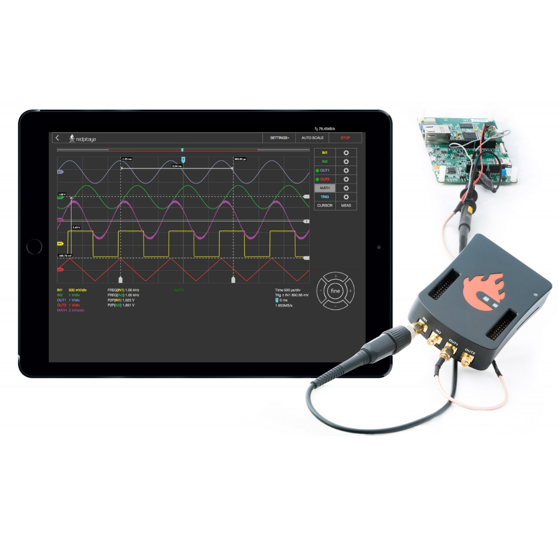 HMI-Based Impulse Generator with Oscilloscope
