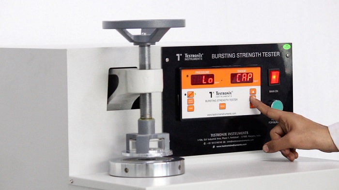 bursting strength tester