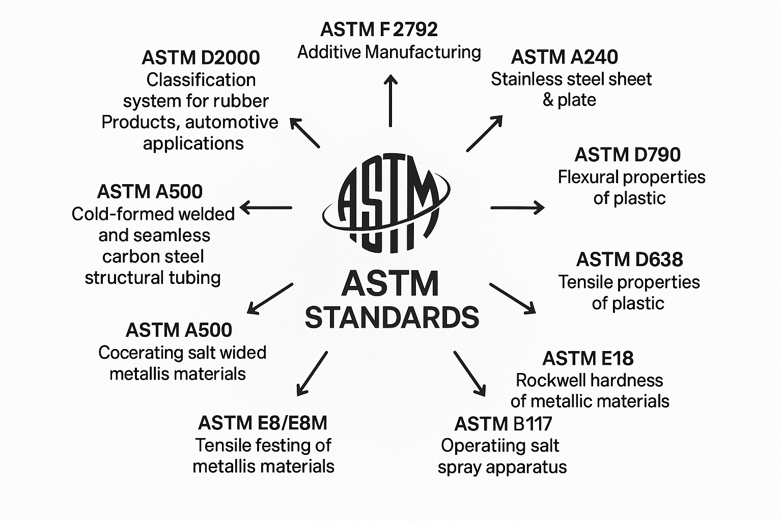 ASTM Standard List