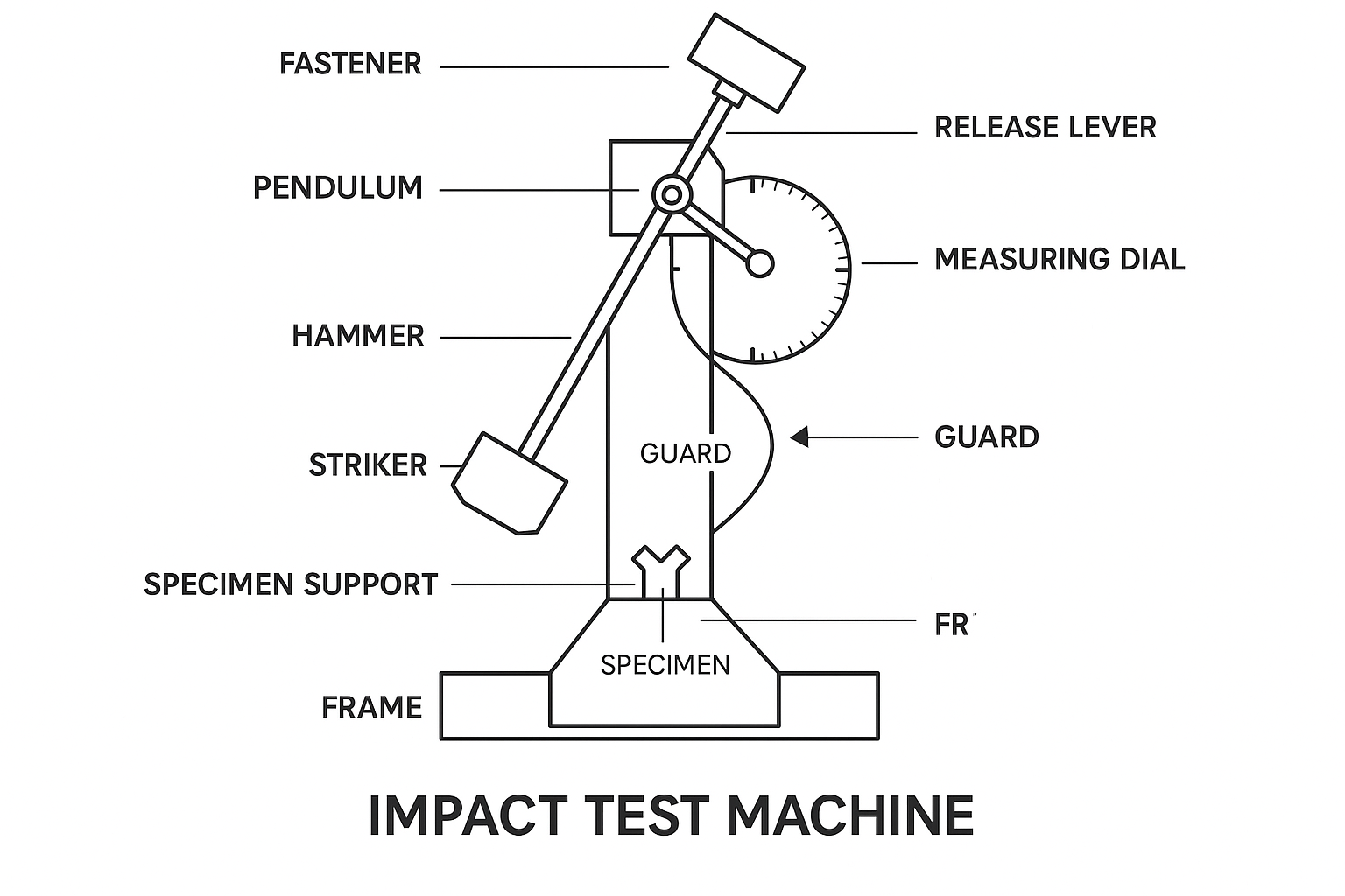 Impact Test Machine Diagram