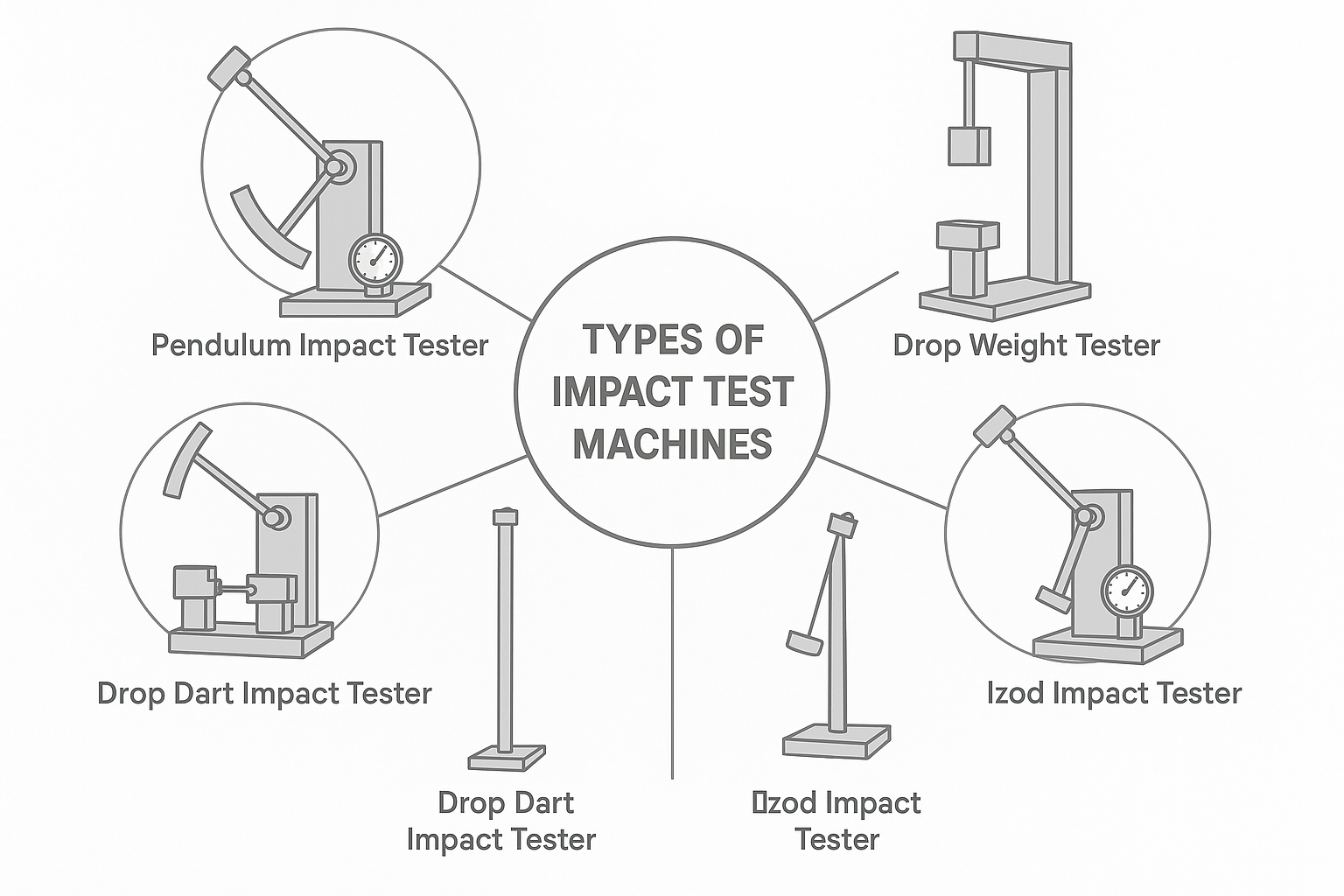 Types of Impact Test Machines