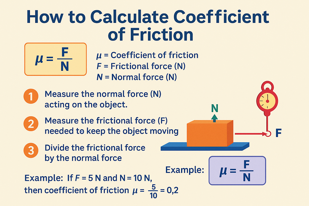 Coefficient Of Friction Formula Units Types And Calculation